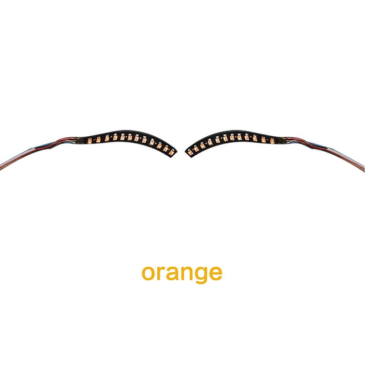 Halloween LED glowing false eyelashes
