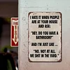 Sarcastics-Warning - Vintage Metal Signs(12*16Inch) - Warning