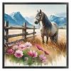 Horse-11CT Stamped Cross Stitch 40*40cm/15.75*15.75in tapestrymarket