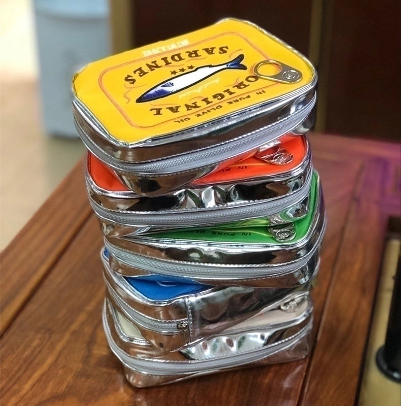 Vintage Style Color Block Pu Leather Square Makeup Bags2