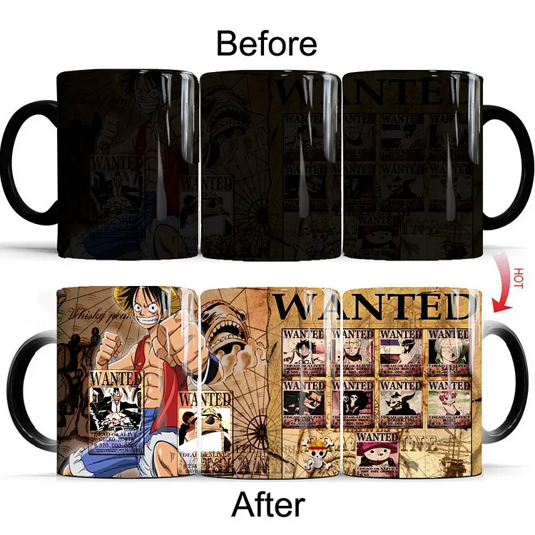 One Piece thermochromic mug