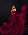 Maternity Photo Shoot Full Pregnancy Chiffon Long Tail Dresses