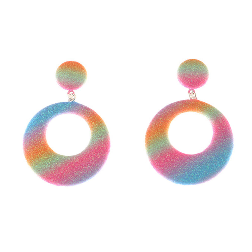 

Geometric Ice Cream Earrings Round Square Ear Drop Dangle for Women Jewelry, 501 Original
