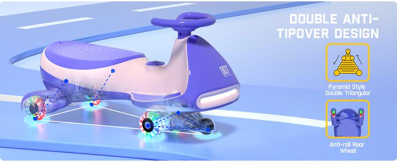 Product Introduction of FanttikRide N7 Electric Wiggle Car with Pedal, Ride on Toy 11