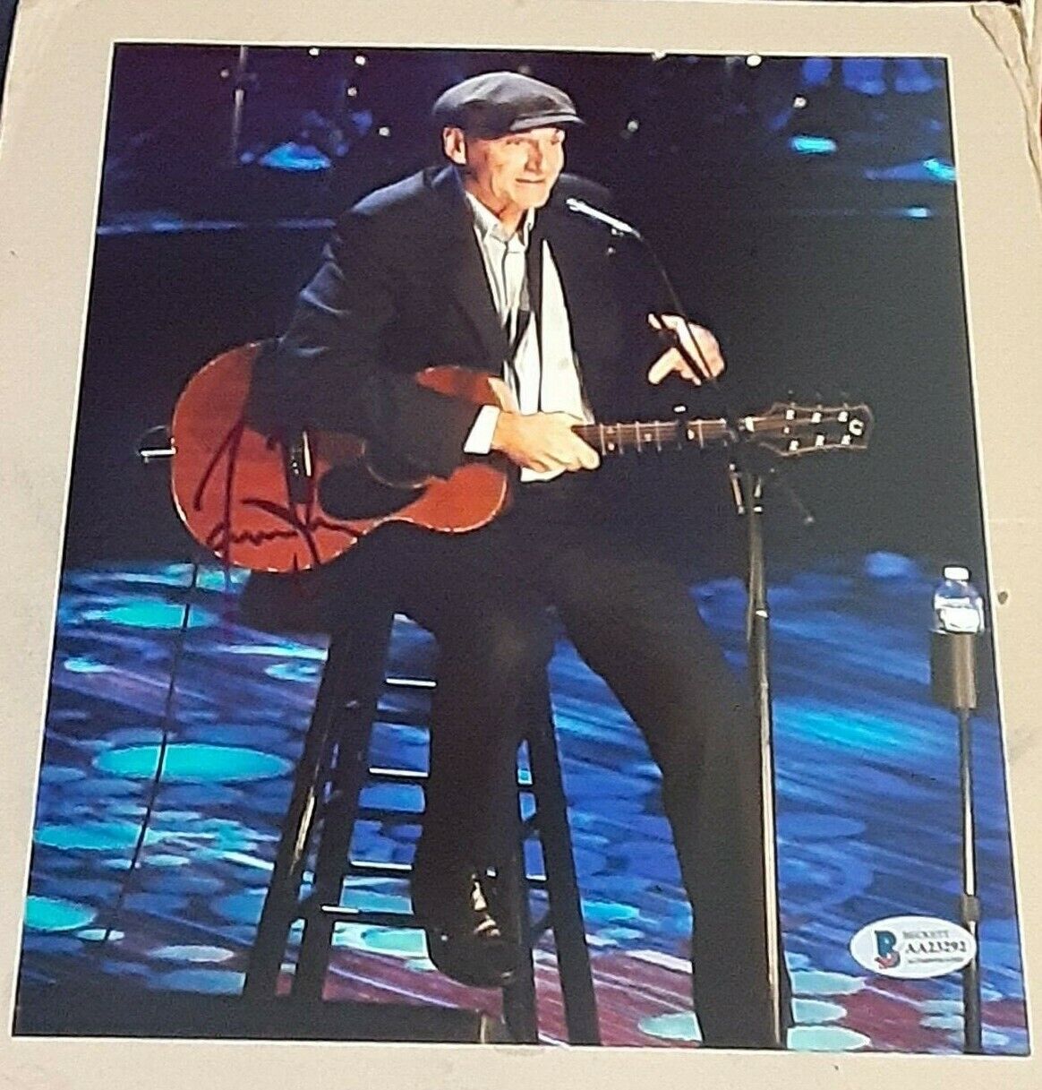 JAMES TAYLOR GRAMMY AWARD ROCK MUSIC SIGNED AUTOGRAPHED 8X10 Photo Poster painting BAS #AA23292