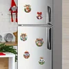 6Pcs Diamond Painting Acrylic Christmas Animals Fridge Stickers Magnets Decals for Home Decor
