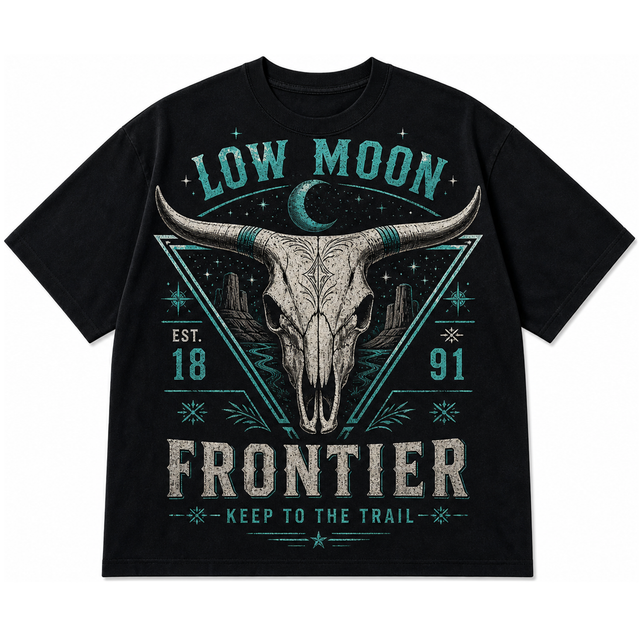 Low Moon Frontier Cotton T-Shirt