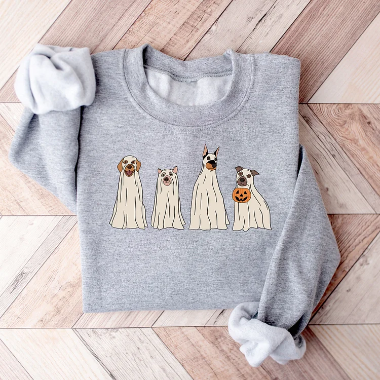 Halloween Spooky Dog Hoodie👻Crewneck