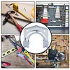 5pcs Hanger Holder Metal Hanging Hooks with Screw for Garden Kitchen Garage Tool