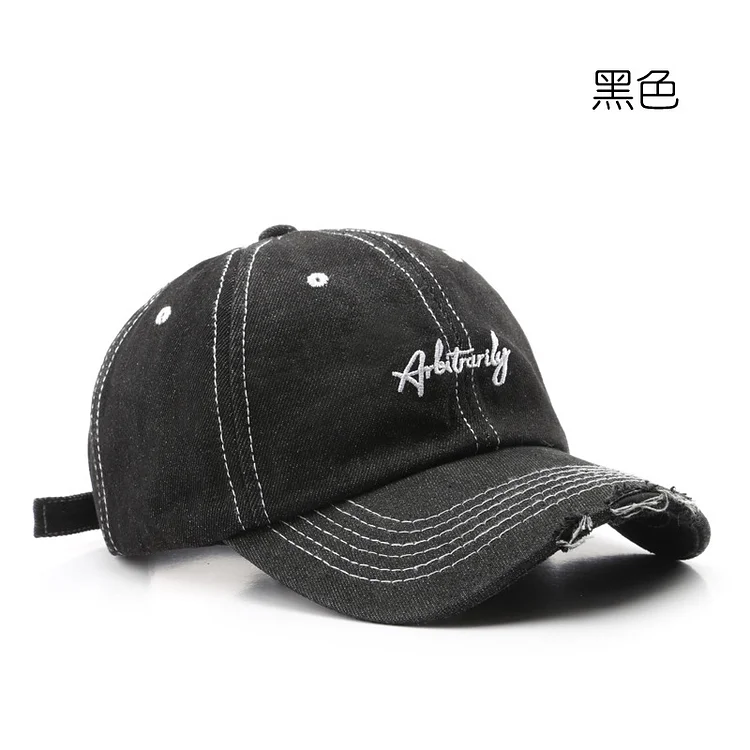 Unisex Baseball Cap Denim Baseball Hats for Women Sun Protetion Running Hats Adjustable Dad Hat Personality Baseball Cap
