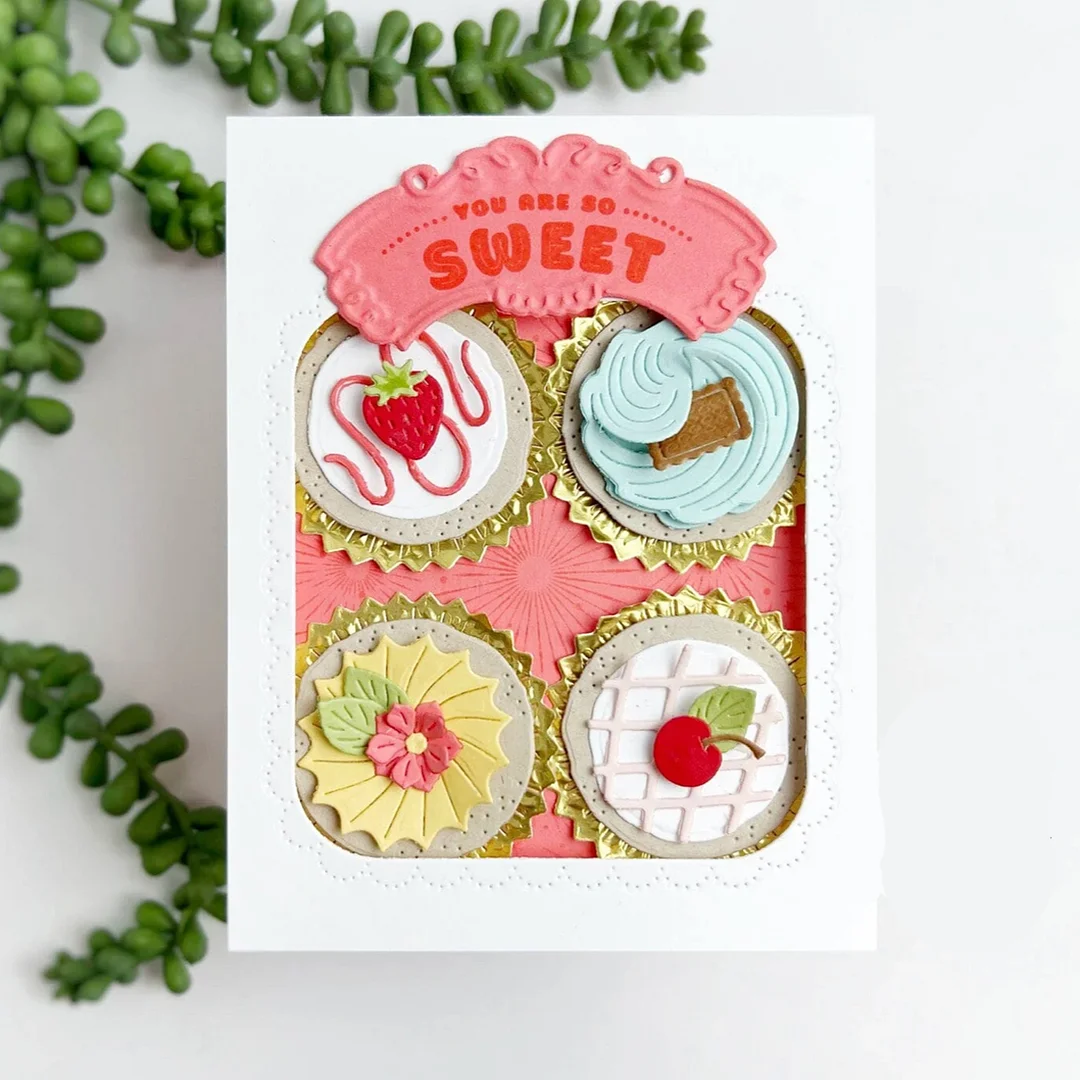 Nigikala Hey Cupcake Metal Cutting Dies Scrapbook Paper Craft Decoration dies scrapbooking