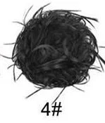 Rubber Band Chemical Fiber Wig Ring Chicken Tail Hair Ring Fluffy Curly Hair Ring