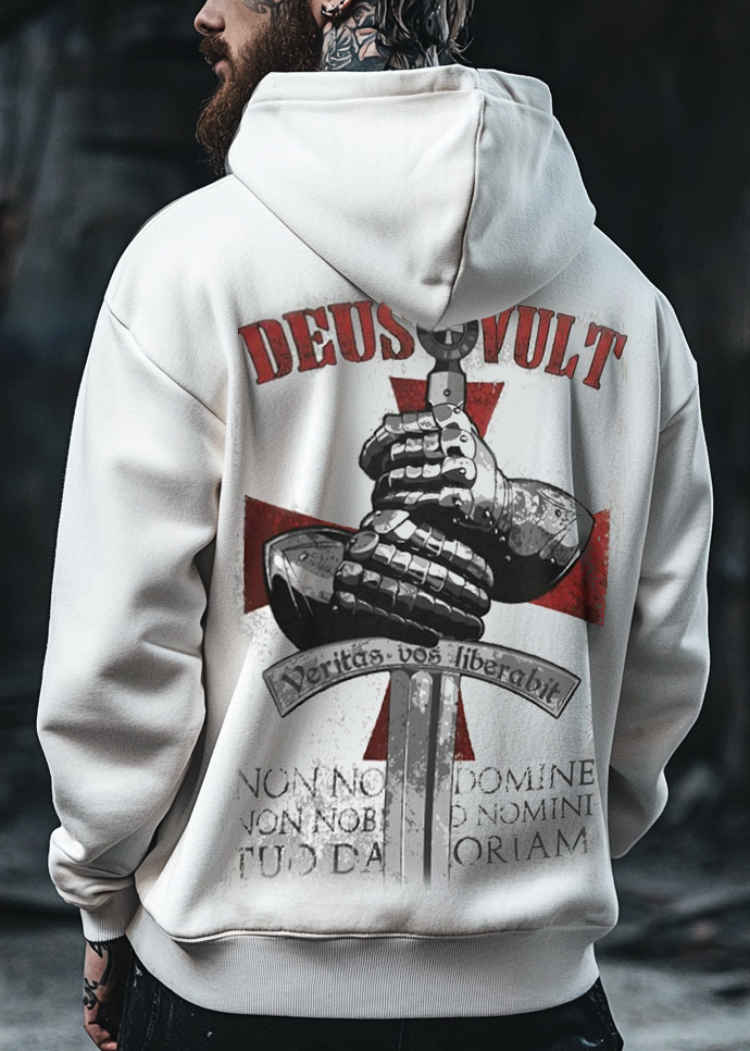 Unique Design Spartan Style Crusaders Totem Sports Hoodie / Rvogue / Rvogue