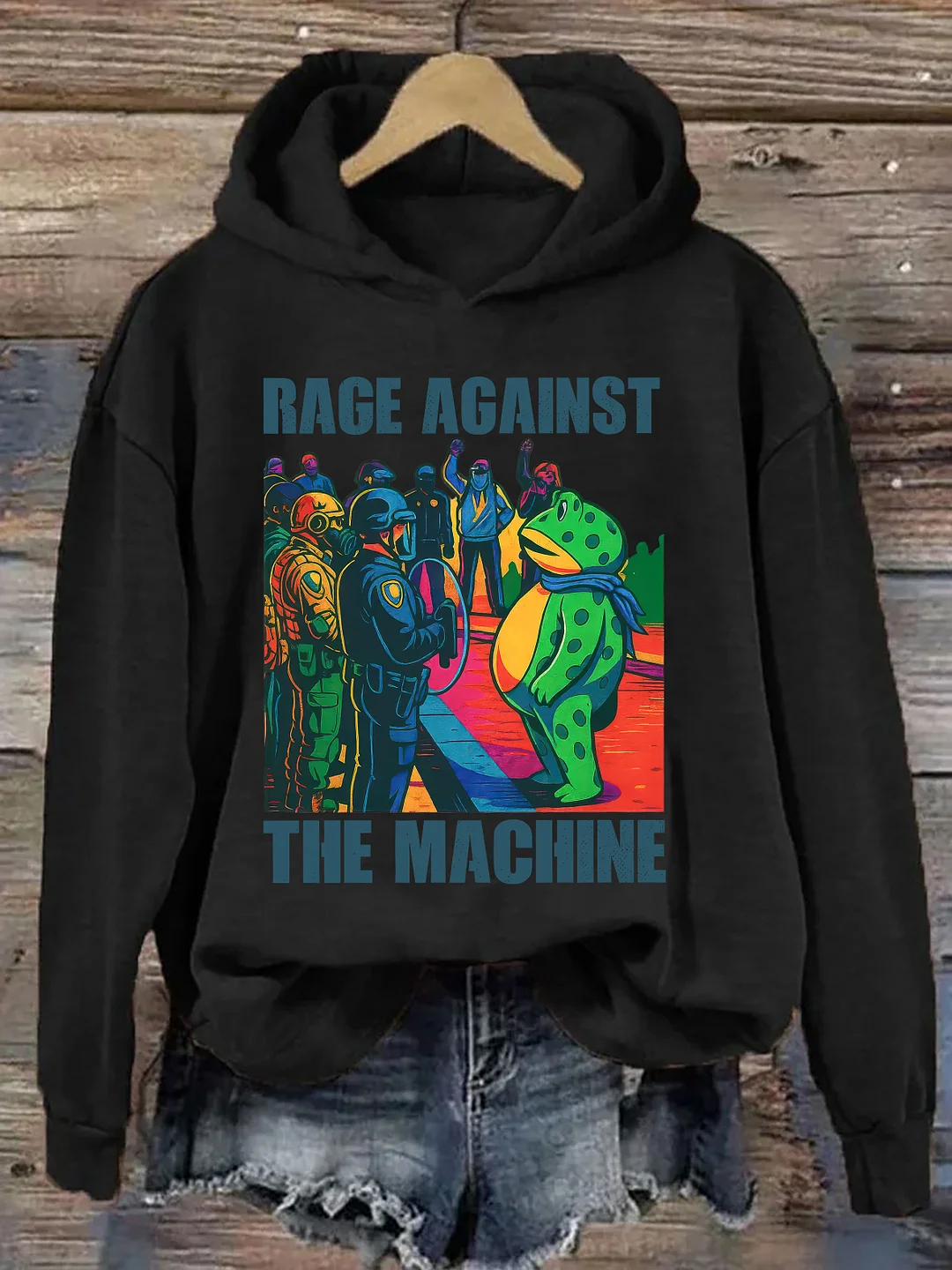 Portland Frog Anti-ICE Hoodie