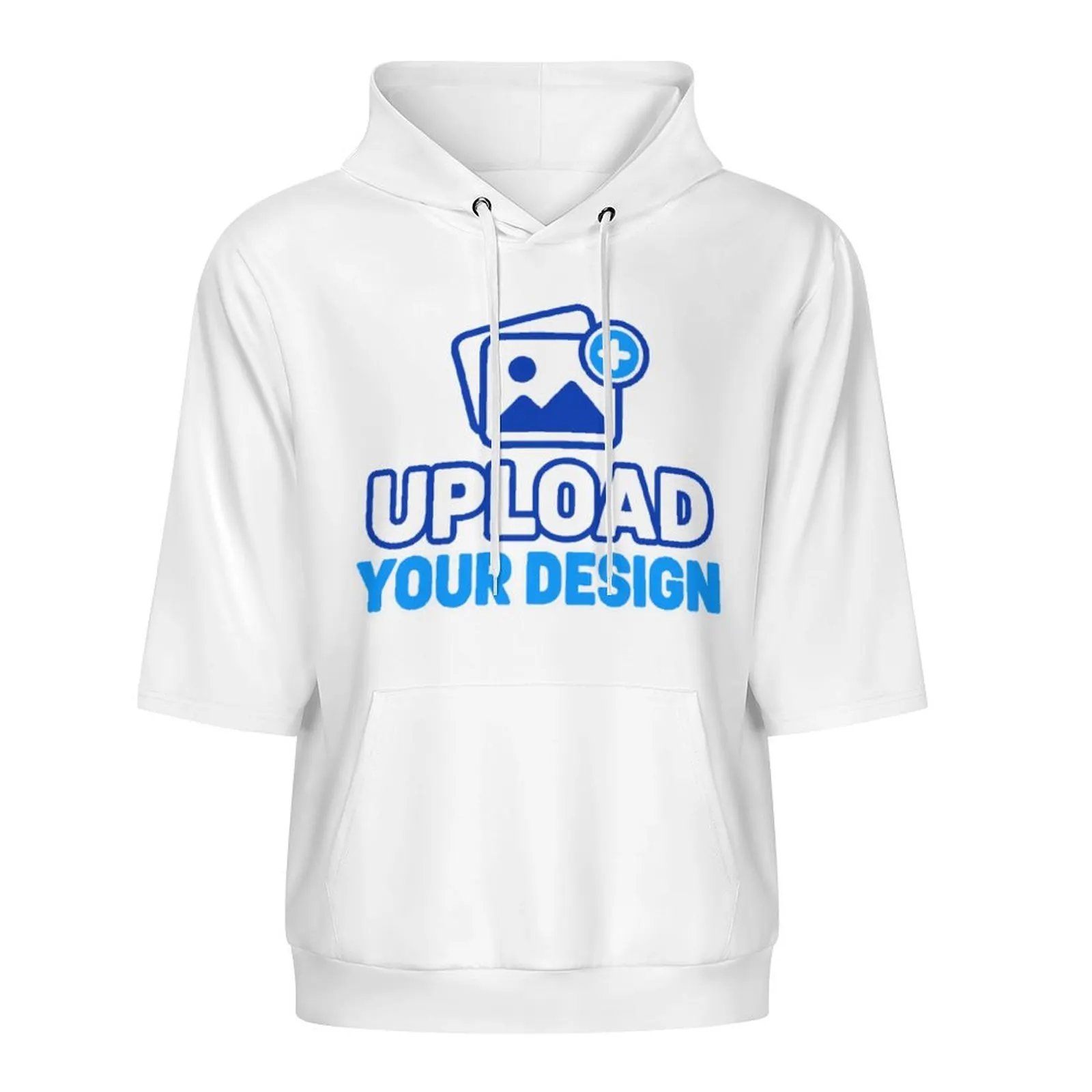 Men's Mid-Sleeve Hoodie custom product view 6