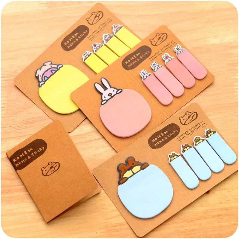 4 Colors Mori Girl Message Sticky Note SP153128