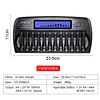 12-slot LCD Smart Battery Charger, Universal For No. 5 And No. 7, Self-Stop Power Display When Full, KTV Microphone