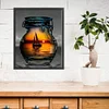 Sailing Boat In A Bottle - 11CT Counted Cross Stitch 40*50cm/15.75*19.69in