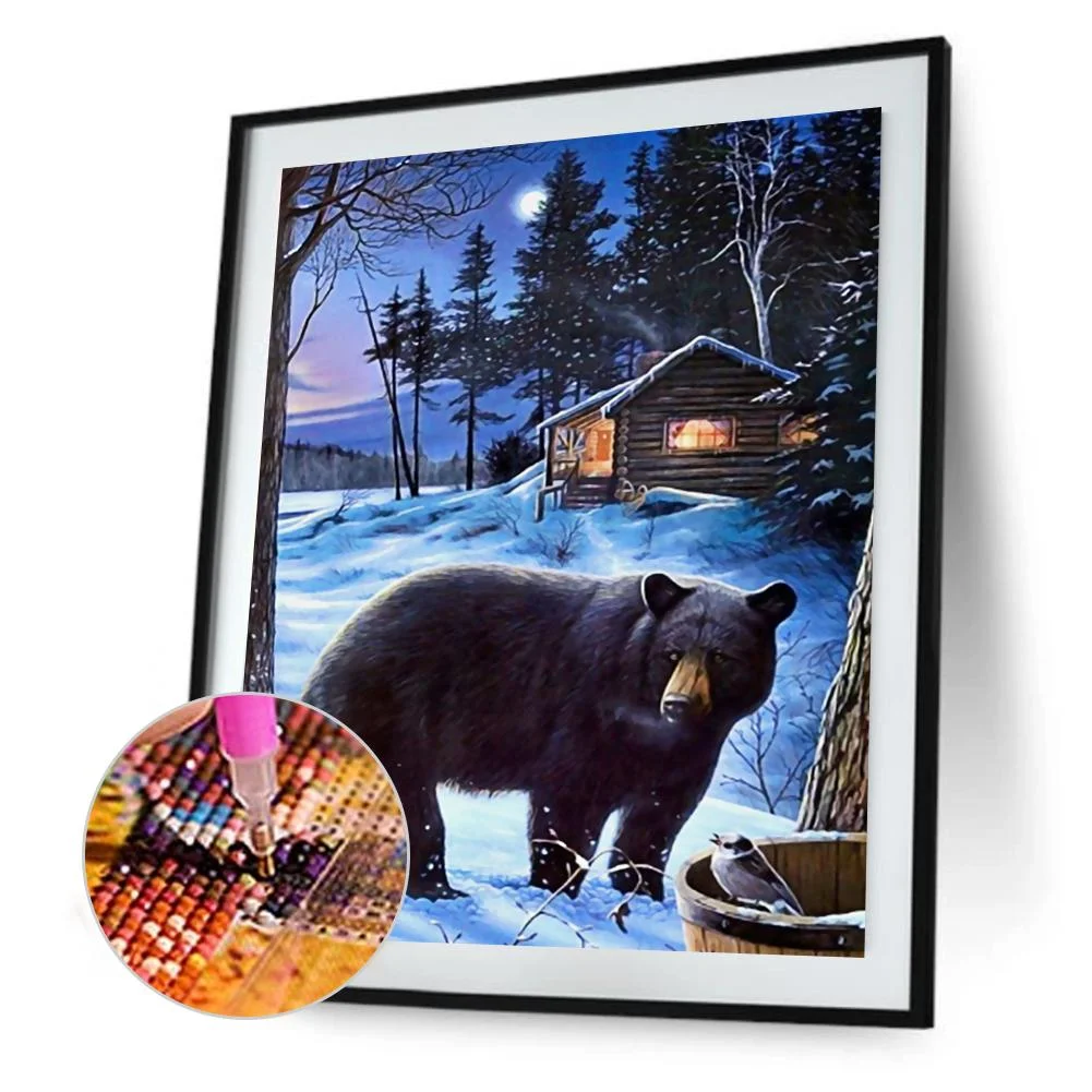 Diamond Painting - Full Round Drill - Bear(30*40cm)