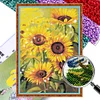 Bead Embroiderys - Full Stamped 9CT Sunflower(39x57 CM)