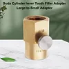CO2 Refill Adapter G1/2 To W21.8-14 Soda Cylinder Adapter Leakproof for Homebrew