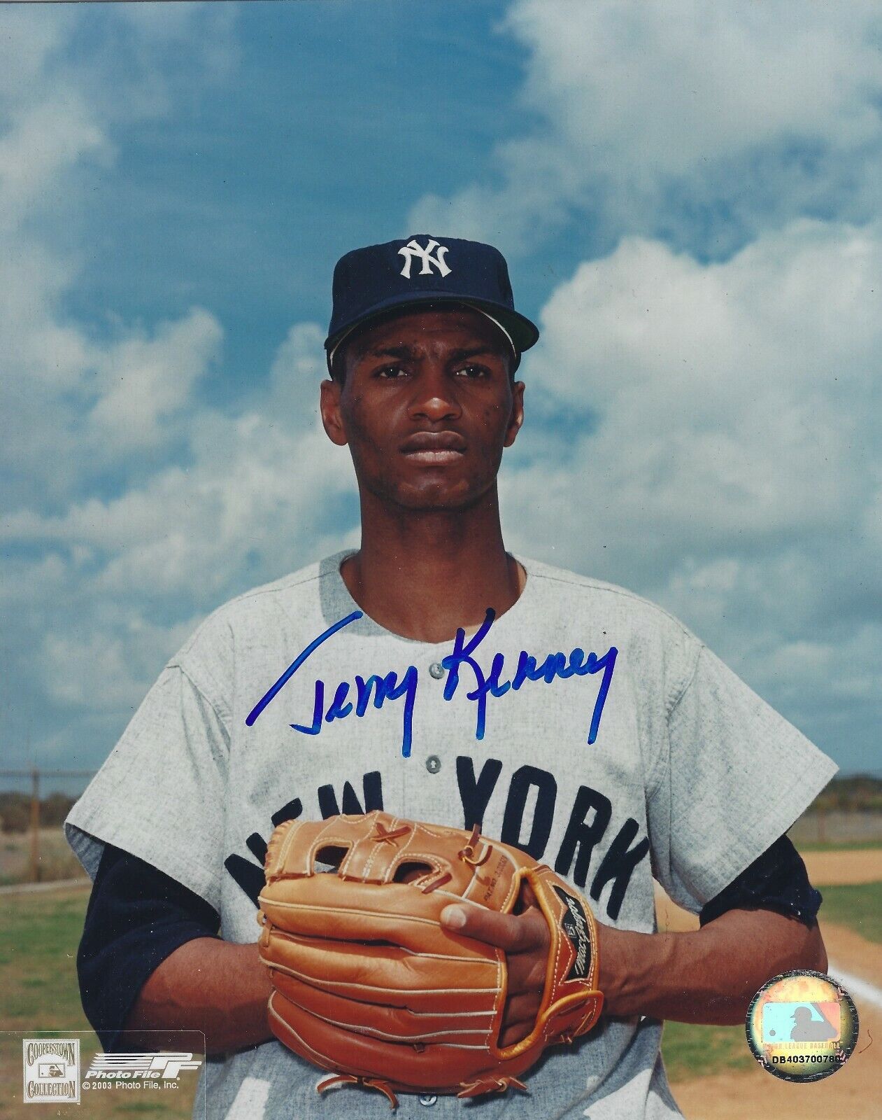 Autographed JERRY KENNEY New York Yankees 8x10 Photo Poster painting w/ COA