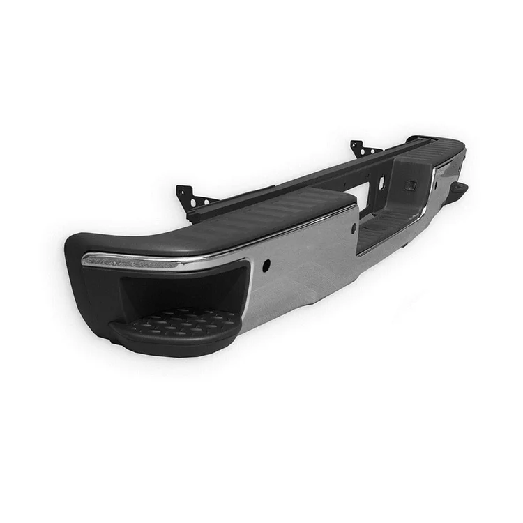 SEBLAFF Steel Rear Step Bumper Assembly Black Replacement for 1997-2004 Dakota CH1103104