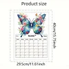 Special Shaped Butterfly 5D DIY Diamond Painting Art Magnetic Fridge Calendar