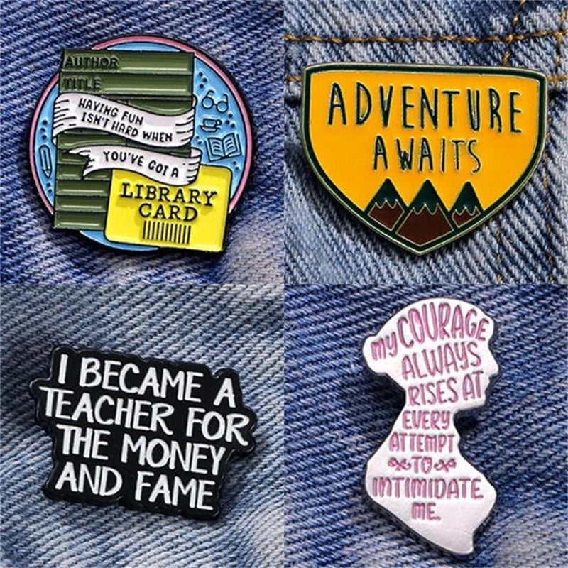 Casual Minimalist Color Block Alloy Unisex Brooches