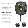 Motorcycle TPMS with QC 3.0 Motorbike Tire Pressure Monitoring System USB Output