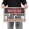 Warning - Vintage Metal Signs(12*16Inch) - Warning