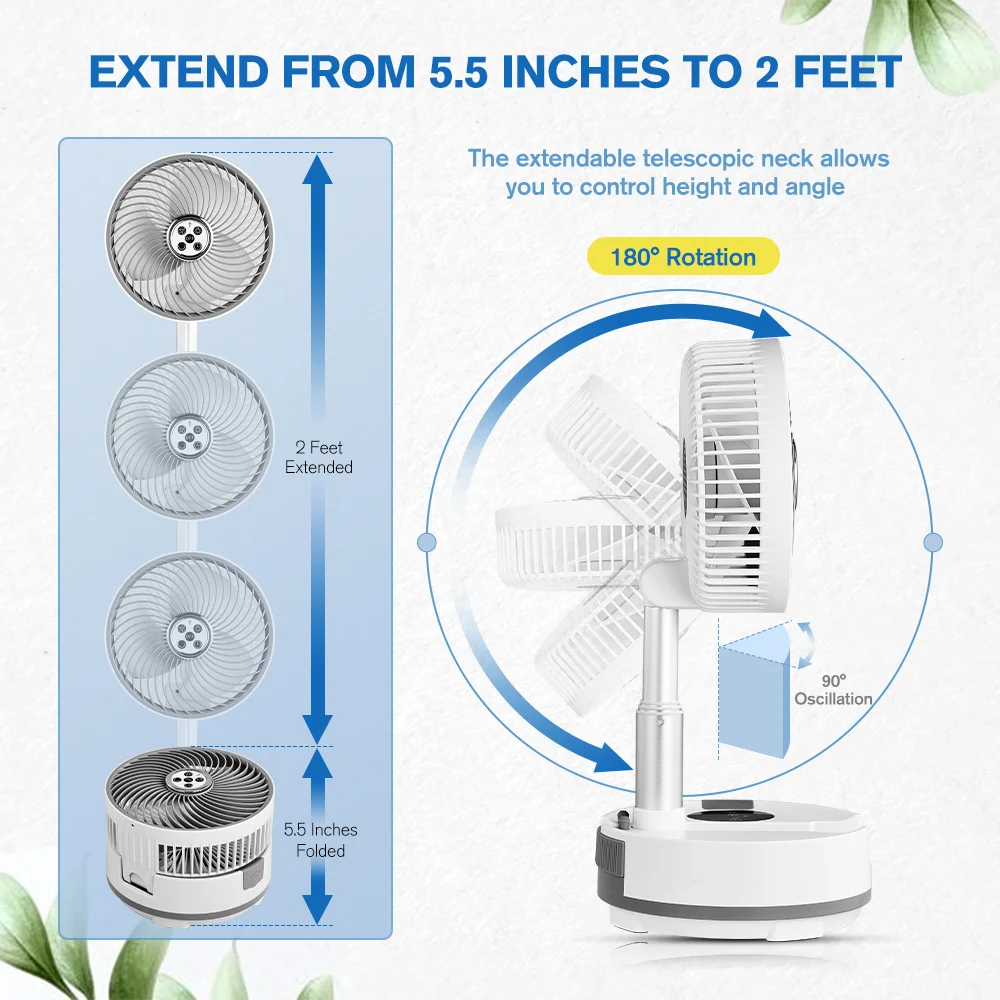 SAKER&reg; Portable Folding Fan