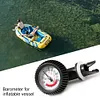 Air Pressure Gauge 5 PSI Thermometer Connector for Inflatable Boat