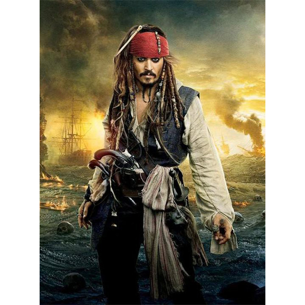 

Captain Jack Sparrow - Square Drill Diamond Painting - 50*60CM (Big Size), 501 Original
