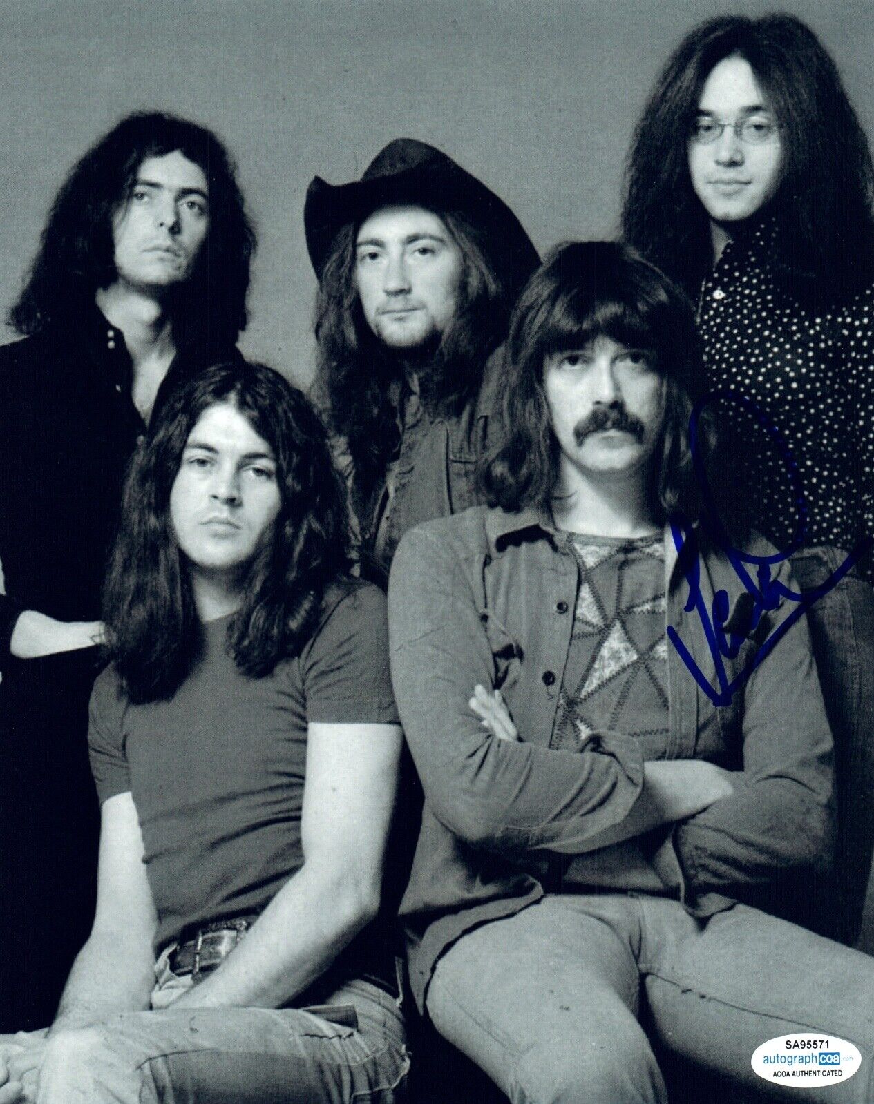 Ian Paice Signed Autographed 8x10 Photo Poster painting Deep Purple Drummer ACOA COA