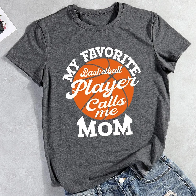 AL™ My Favorite Basketball Payer Calls Me Mom T-Shirt-011624-Annaletters