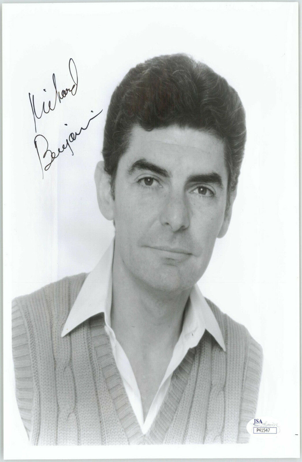 RICHARD BENJAMIN ACTOR 8X10 SIGNED WITH JSA AUTHENTICATED COA #P41547