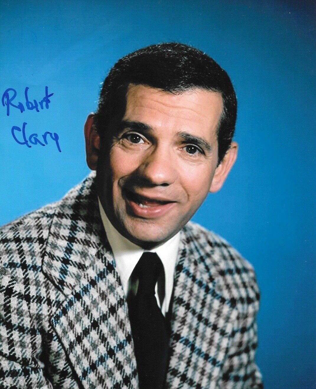 * ROBERT CLARY * signed 8x10 Photo Poster painting * HOGAN'S HEROES * COA * 1