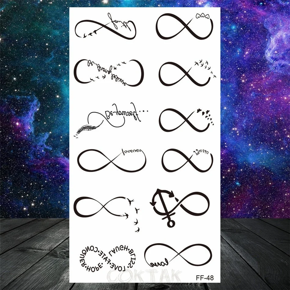 Owl Moth Jewelry Temporary Tattoo For Women Men Mandala Henna Flower Tattoo Mehndi Fake Pendants Geometric Tatoo Chest Back Lace