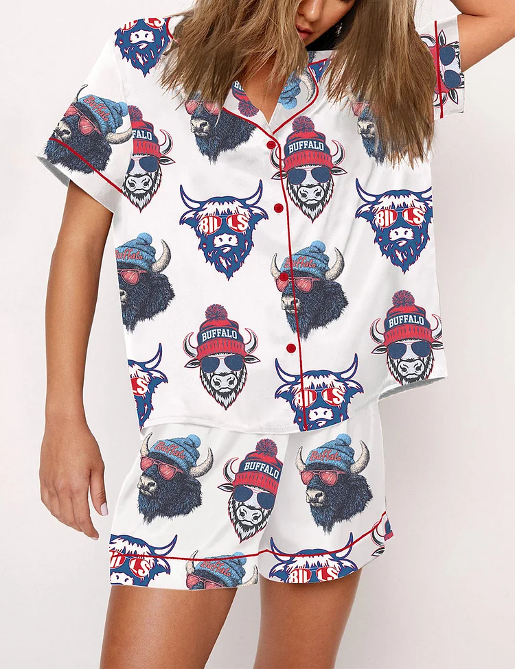 Women's Buffalo Bills Football Pajama Set