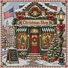 Xmas Shop 11CT 3 Strands DIY Stamped Cross Stitch Kit for Adults 45x45cm tapestrymarket