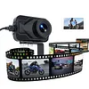 2K HD WiFi Motorcycle Camera IP67 Waterproof Motorcycle Dash Cam 140 Degree Wide Angle Driving Dash Cam DVR Camcorder for Cycling