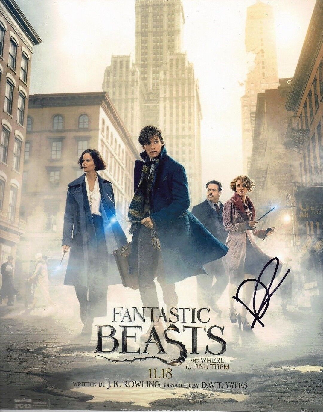 David Yates Signed 10X8 Photo Poster painting Fantastic Beasts & Where to Find Them COA (5178)