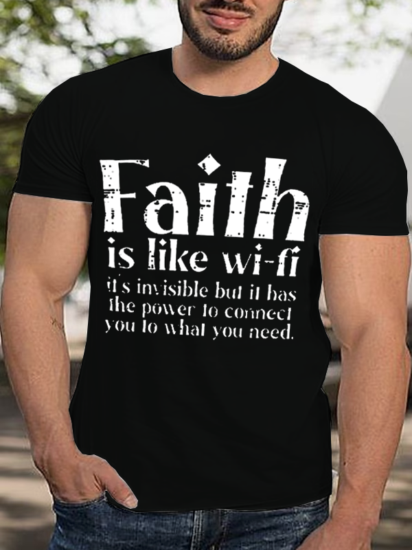 Faith Is Like Wifi Tee