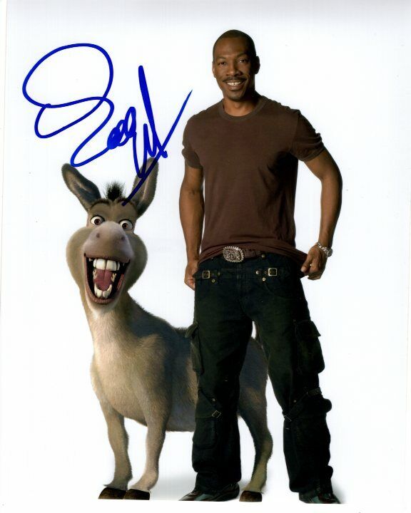 EDDIE MURPHY signed autographed 8x10 SHREK DONKEY Photo Poster painting