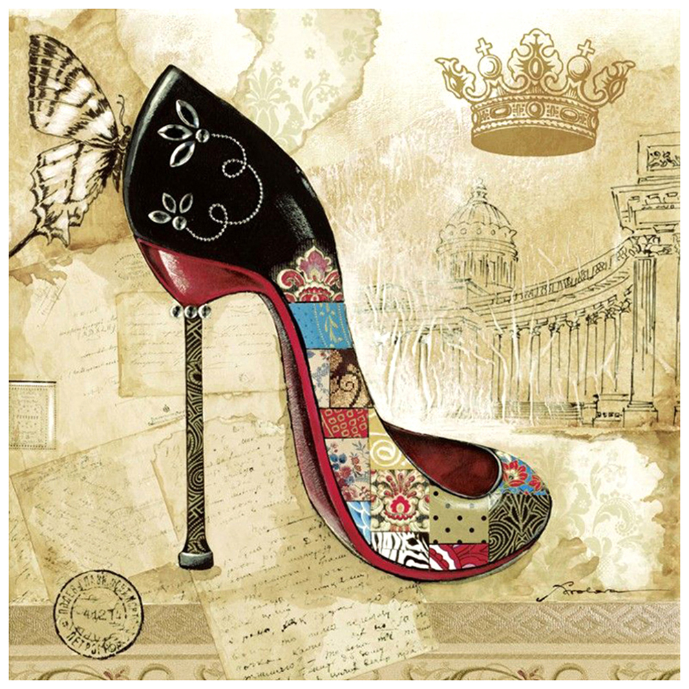 

High Heeled Shoes - Square Drill Diamond Painting - 40*40CM, 501 Original