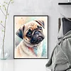 Pug Dog-11CT Stamped Cross Stitch 40*50cm/15.75*19.69in