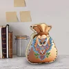(US Local)Acrylic Wooden Owl Bag Shape Diamond Painting Piggy Bank Storage Box Kit