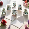 12Pcs Garden Flowers DIY Diamond Painting Greeting Cards for Adult Holiday Gifts