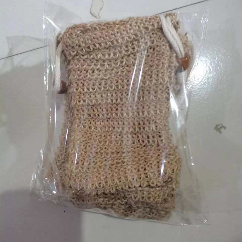 Minimalist Solid Color Cotton And Linen Soap Foam Net